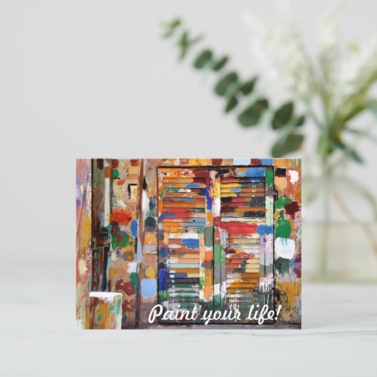 絵を描命！ ポストカード (スタンド正面)