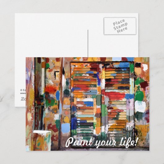 絵を描命！ ポストカード (正面/裏面)