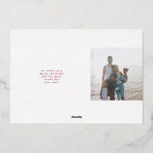 絵を描喜び |フォトフレーム |ミニマルな愛 箔シーズンカード (裏面)