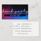 絵を描噴霧 名刺 (正面/裏面)