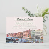 絵を描大運河の | リハーサルディナー 招待状 (スタンド正面)