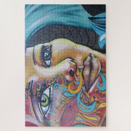 絵を描女 ジグソーパズル (縦)