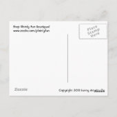 絵を描子猫 ポストカード (裏面)