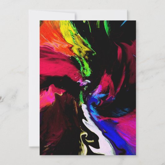 絵を描展への招待 招待状 (裏面)