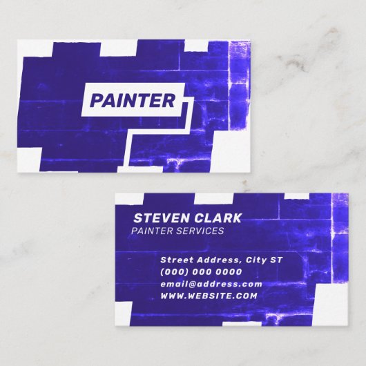 絵を描層壁 名刺 (正面/裏面)