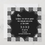 絵を描市松模様に渦結婚(s) 招待状 (裏面)