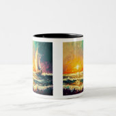 絵を描帆船ツートーンマグ11オズ ツートーンマグカップ (中央)