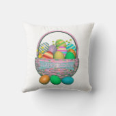 絵を描復活祭の卵 クッション (裏面)