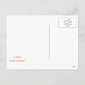 絵を描復活祭の卵 シーズンポストカード (裏面)