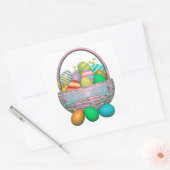 絵を描復活祭の卵 スクエアシール (封筒)