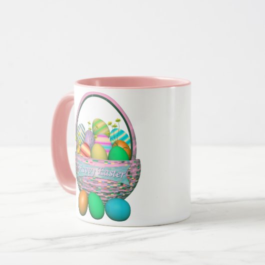 絵を描復活祭の卵 マグカップ (正面左)