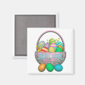 絵を描復活祭の卵 マグネット (正面/裏面)