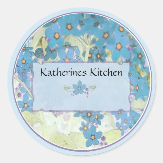 絵を描忘れのjarラベルなし ラウンドシール (正面)