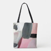 絵を描抽象芸術の背景抽象芸術アートの背景 トートバッグ (裏面)