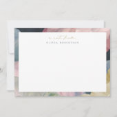 絵を描抽象芸術アート個人文房具ノートカード ノートカード (正面)