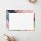 絵を描抽象芸術アート個人文房具ノートカード ノートカード (正面/裏面インサイチュ)