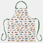 絵を描抽象芸術 エプロン (正面)