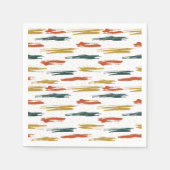 絵を描抽象芸術 スタンダードカクテルナプキン (正面)