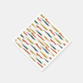 絵を描抽象芸術 スタンダードカクテルナプキン (角)