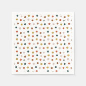 絵を描抽象芸術 スタンダードカクテルナプキン (正面)