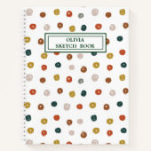 絵を描抽象芸術 ノートブック (正面)