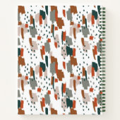 絵を描抽象芸術 ノートブック (裏面)