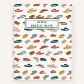 絵を描抽象芸術 ノートブック (正面)