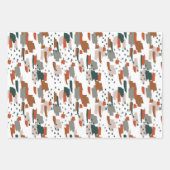 絵を描抽象芸術 ラッピングペーパーシート (正面)