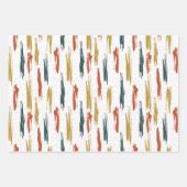 絵を描抽象芸術 ラッピングペーパーシート (正面2)