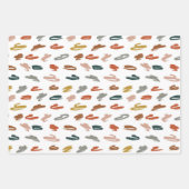 絵を描抽象芸術 ラッピングペーパーシート (正面)