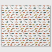 絵を描抽象芸術 ラッピングペーパー (フラット)