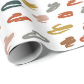 絵を描抽象芸術 ラッピングペーパー (ロールコーナー)