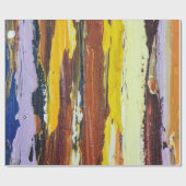 絵を描抽象芸術 ラッピングペーパー (フラット)