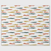 絵を描抽象芸術 ラッピングペーパー (フラット)