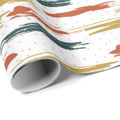 絵を描抽象芸術 ラッピングペーパー (ロールコーナー)