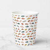 絵を描抽象芸術 紙コップ (右)