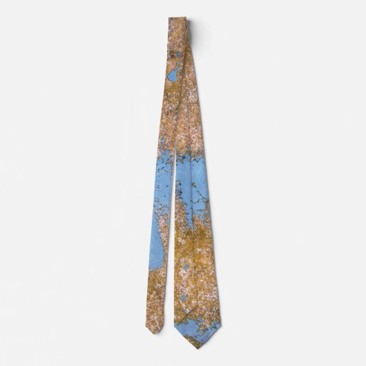 絵を描擦り切れた抽象芸術 ネクタイ (裏面)