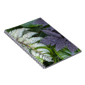 絵を描日本のシダと葉のフローラ ノートブック (右側)