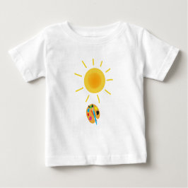 絵を描日 ベビーTシャツ
