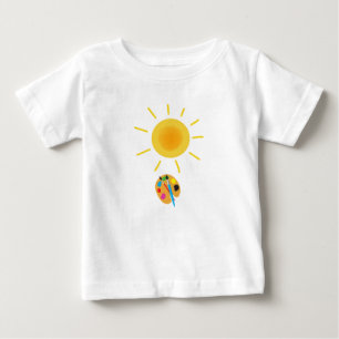 絵を描日 ベビーTシャツ