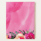 絵を描明るいフローラ プランナー手帳 (裏面)