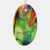 絵を描星雲 – 火口抽象芸術 セラミックオーナメント (右)