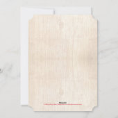 絵を描木のクリスマス/ホリデーの写真カード シーズンカード (裏面)