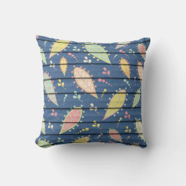 絵を描木像 クッション