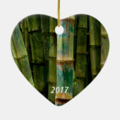 絵を描木・竹林 セラミックオーナメント (裏面)