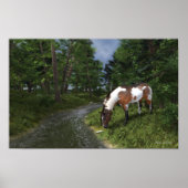 絵を描林川の馬 ポスター (正面)