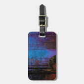 絵を描林秋の紫霧 ラゲッジタグ (正面縦)