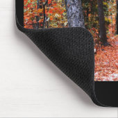 絵を描林秋の遊歩道 マウスパッド (コーナー)