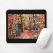 絵を描林秋の遊歩道 マウスパッド (マウス)