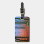 絵を描林秋の青い霧 ラゲッジタグ (正面縦)